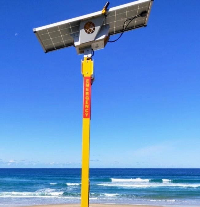 Now active Surf Life Saving Automated Rescue Station- Racecourse Beach